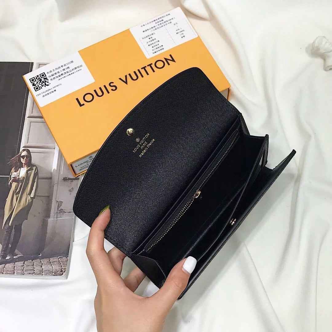 Louis Vuitton Wallet Brown Button Monogram