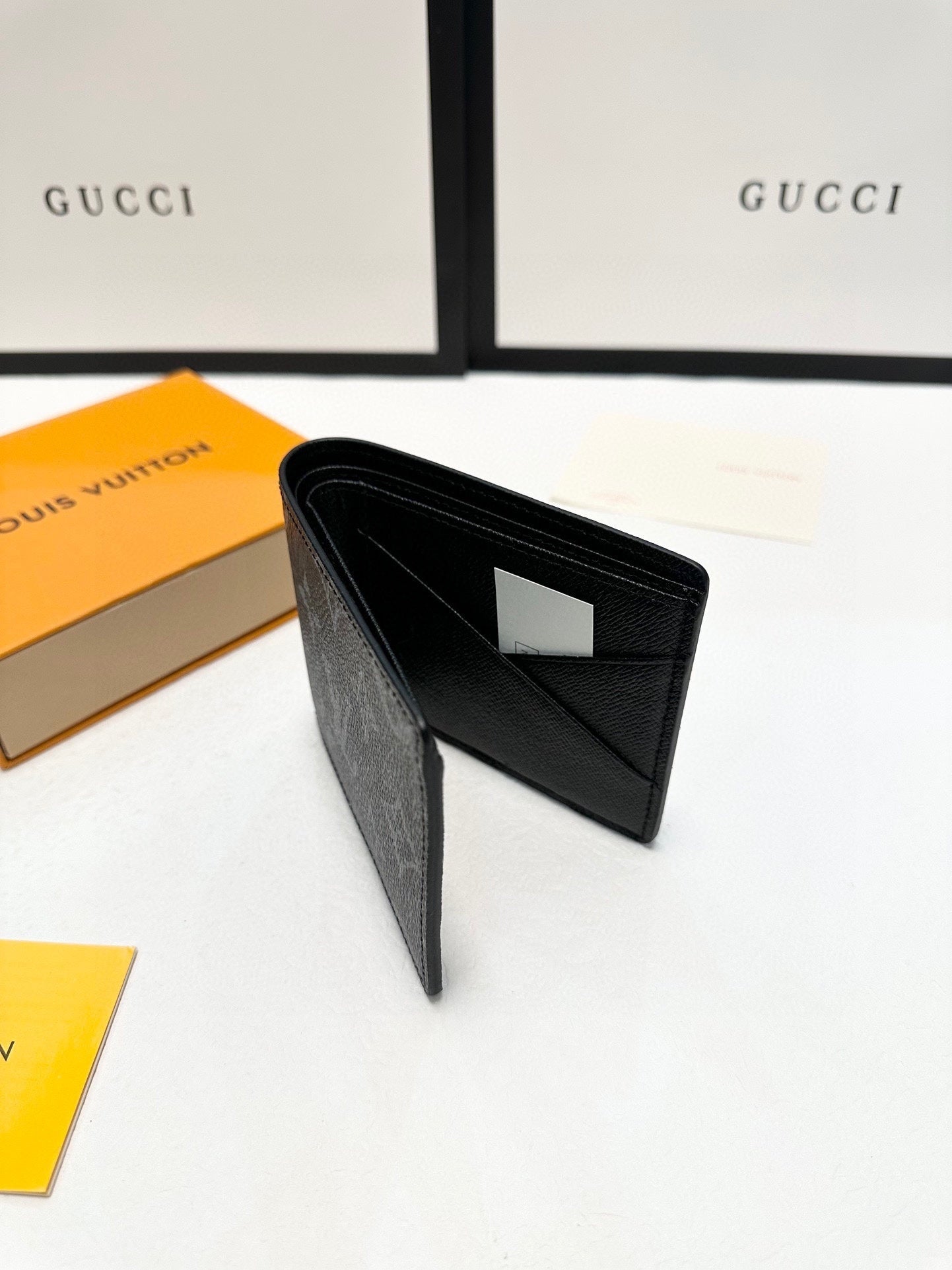 Black And White Louis Vuitton Bifold Wallet