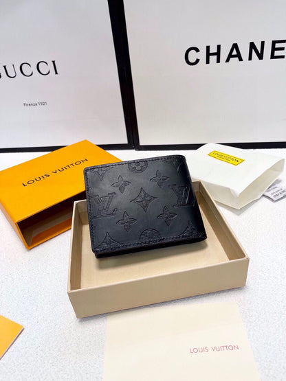 Black Louis Vuitton Wallet Bifold Monogram
