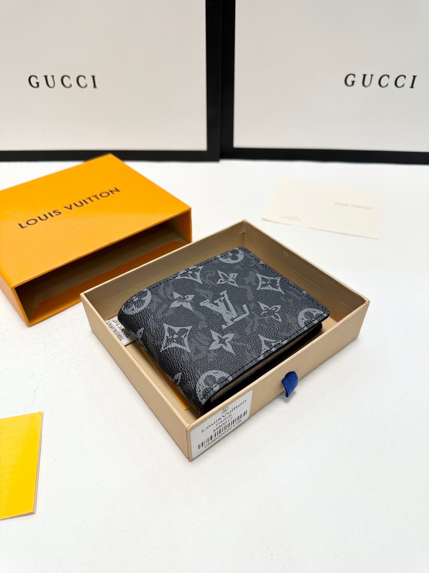 Black And White Louis Vuitton Bifold Wallet