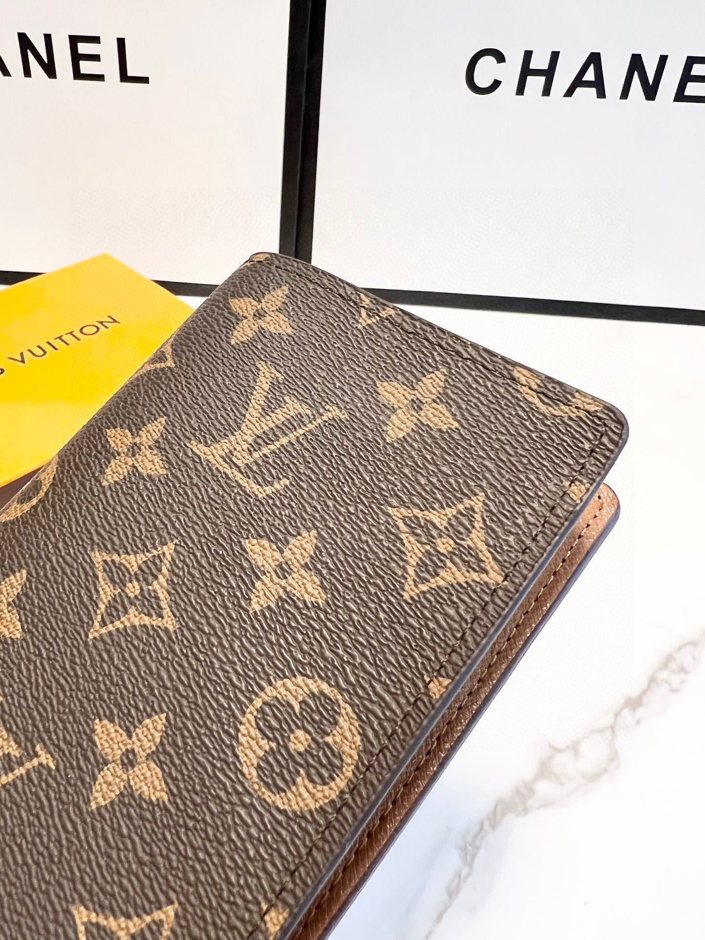 Louis Vuitton Brown Monogram Trifold Wallet