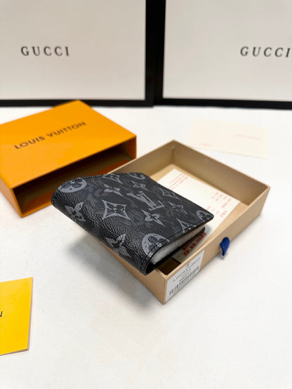 Black And White Louis Vuitton Bifold Wallet