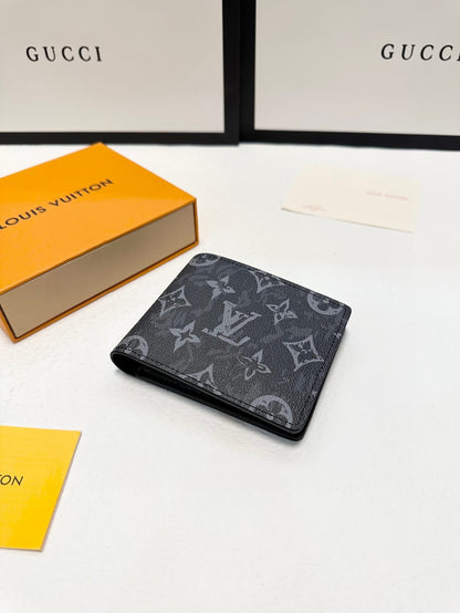 Black And White Louis Vuitton Bifold Wallet