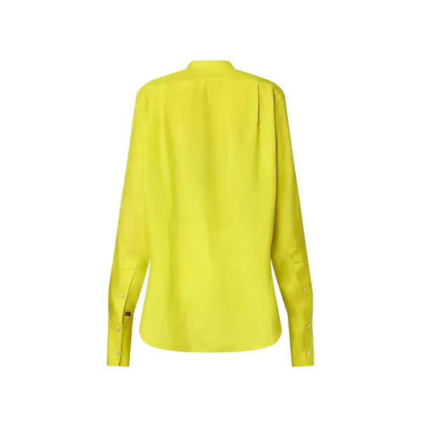 Chartreuse Silk Shirt