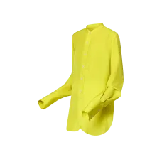Chartreuse Silk Shirt
