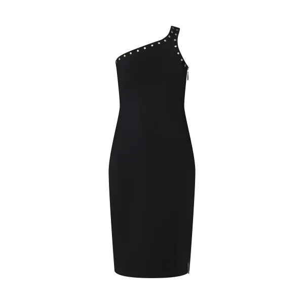 Eyelet Trim Dress