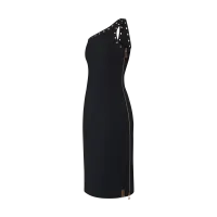 Eyelet Trim Dress