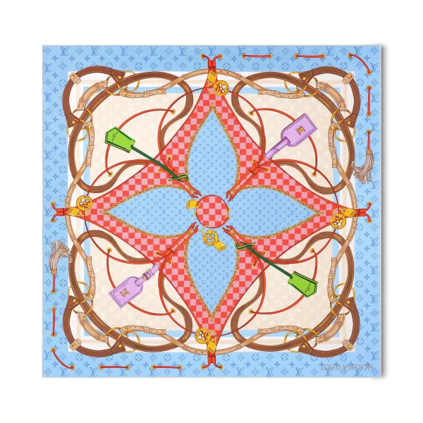 Flower And Straps Square 90