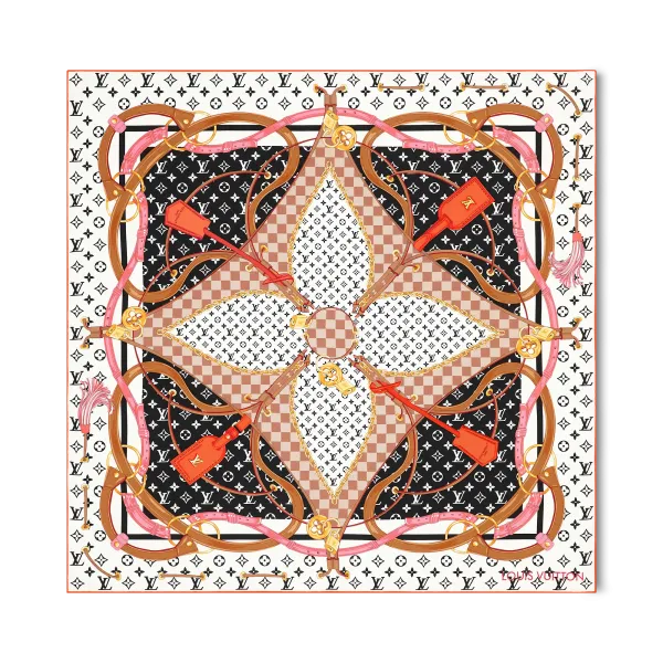 Flower And Straps Square 90