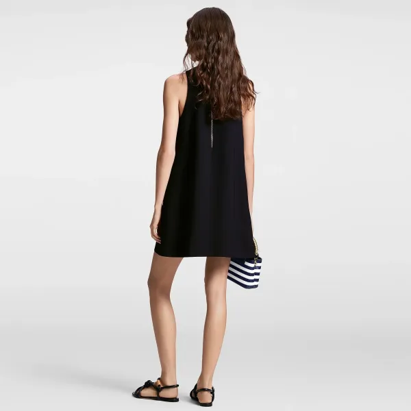 Graphic Box Pleat Dress