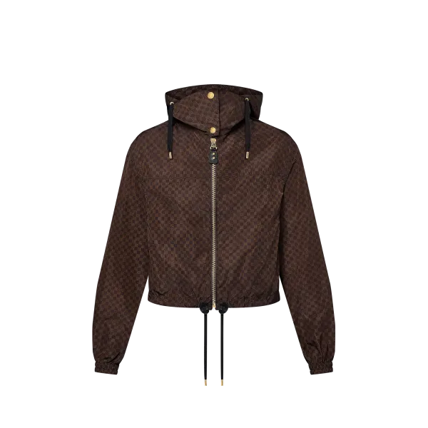 Hooded Damier Jacket