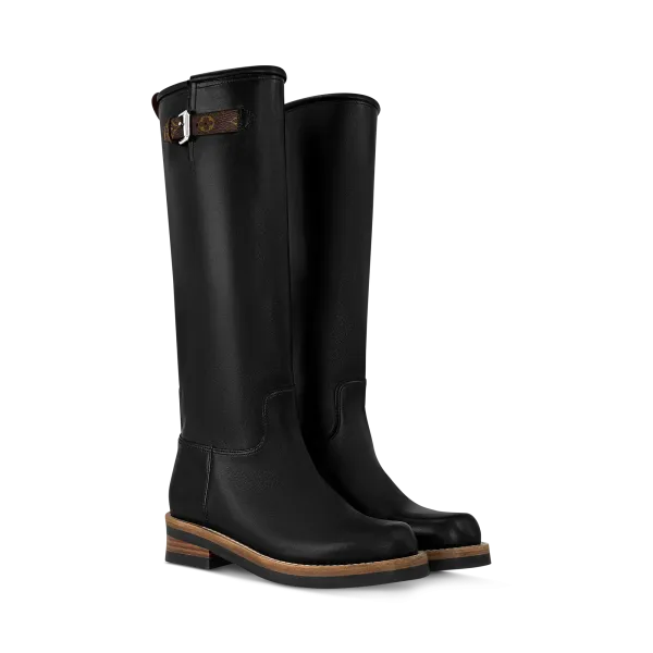 LV Biker High Boot