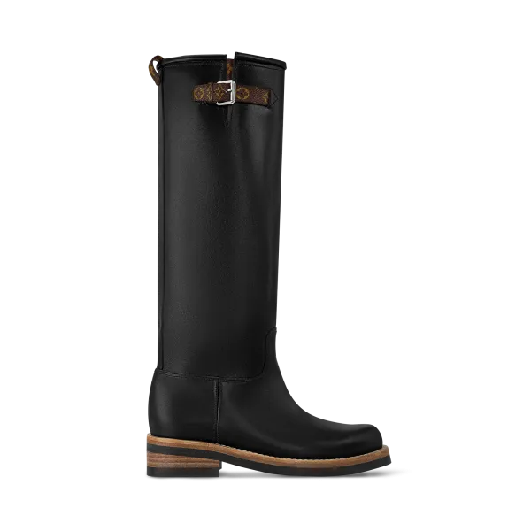 LV Biker High Boot