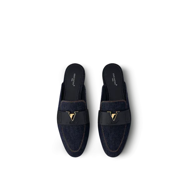 LV Capri Open Back Loafer