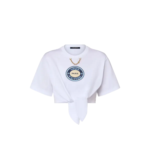 LV Patch Self-Tie T-Shirt