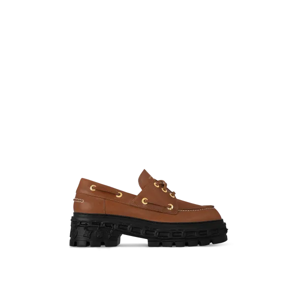 LV Record Boat Shoe