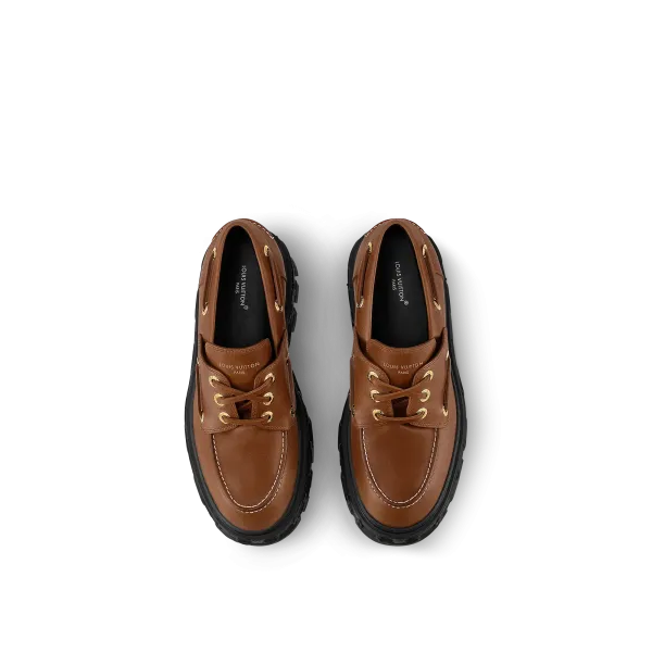 LV Record Boat Shoe