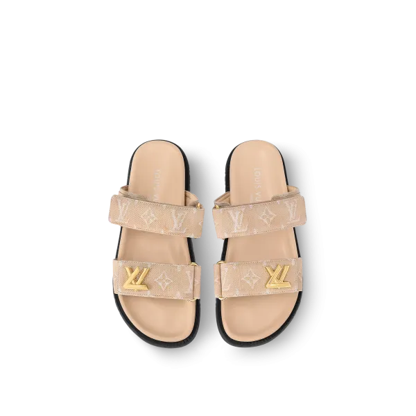 LV Sunset Flat Comfort Mule