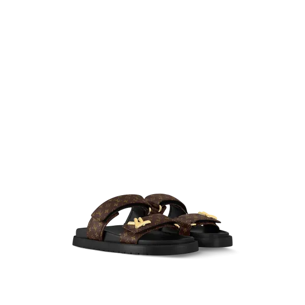 LV Sunset Flat Comfort Mule
