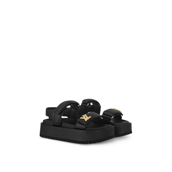 LV Sunset Platform Comfort Sandal