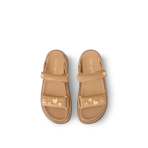 LV Sunset Platform Comfort Sandal