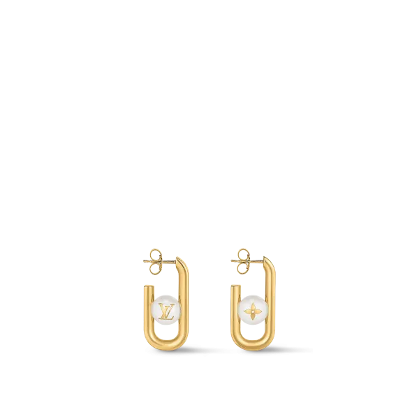 My LV Chain Pearls Earrings