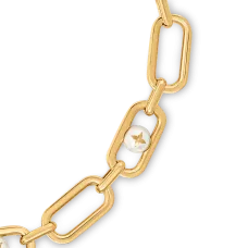My LV Chain Pearls Necklace