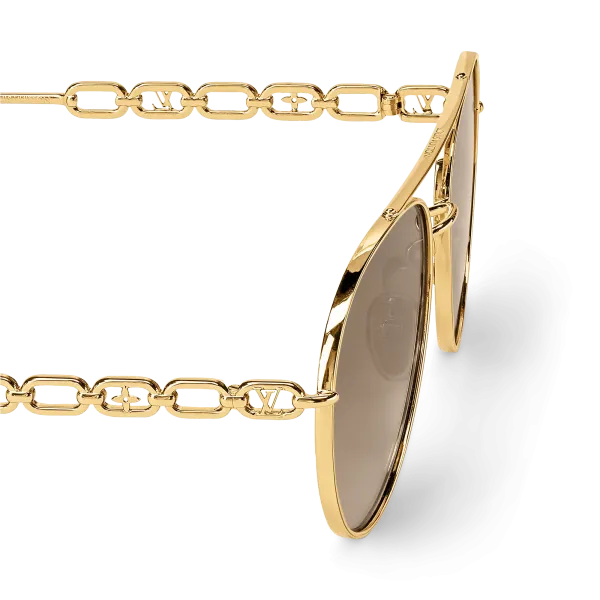 My LV Chain Pilot Sunglasses
