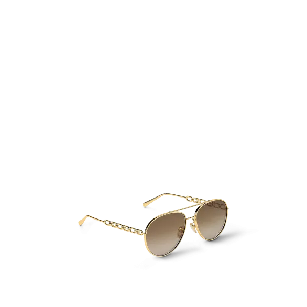 My LV Chain Pilot Sunglasses