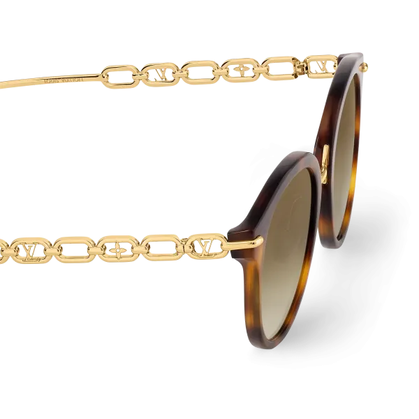 My LV Chain Two Round Sunglasses