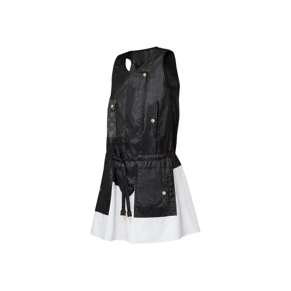 Sporty Color-Blocked Dress