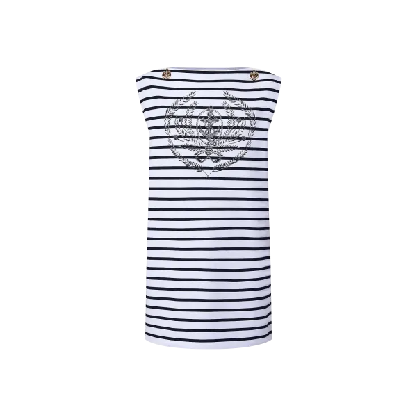 Striped Anchor T-Shirt Dress