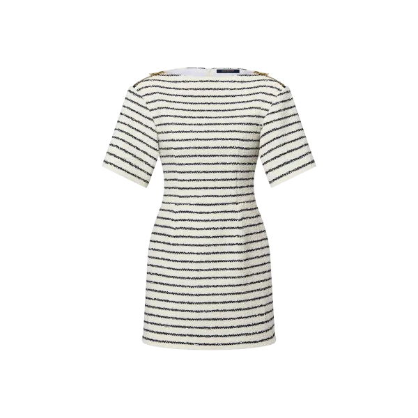 Striped Tweed Dress