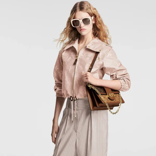 Tailored Pinstripe Silk Pants