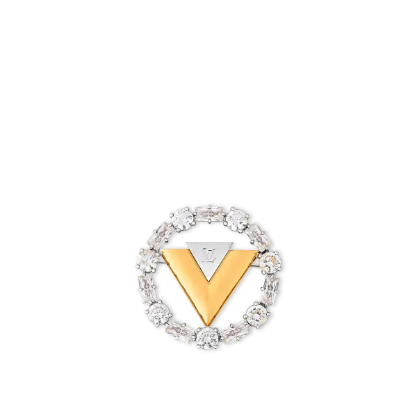 V for Vuitton Brooch