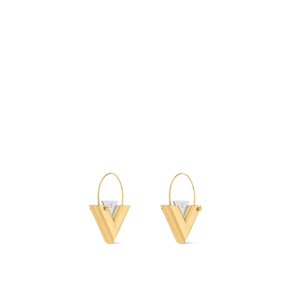 V for Vuitton Earrings
