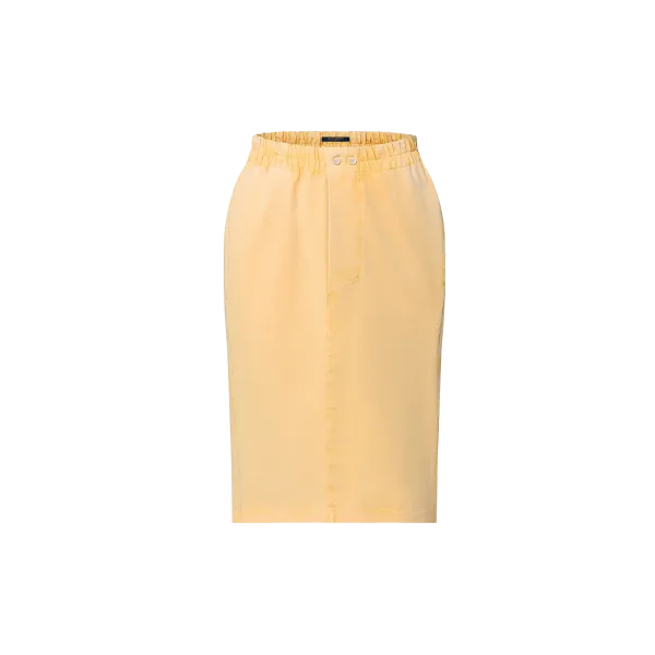 Vintage-Effect Louis Vuitton Skirt