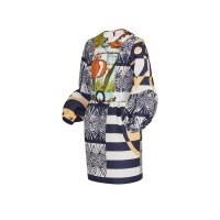 Bell-Sleeved Belted Dress