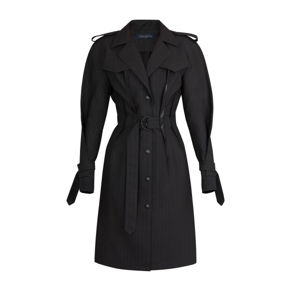 Belted Button-Up Dress
