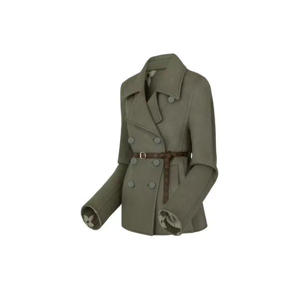 Belted Peacoat
