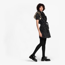 Belted Ruffle Dress