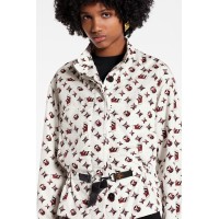 Belted Short Hooded Parka