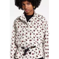 Belted Short Hooded Parka