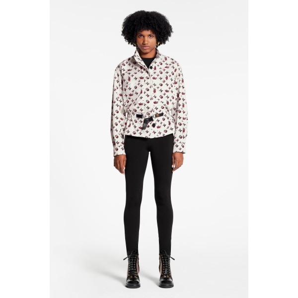 Belted Short Hooded Parka