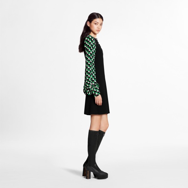Buttoned Collar Dress