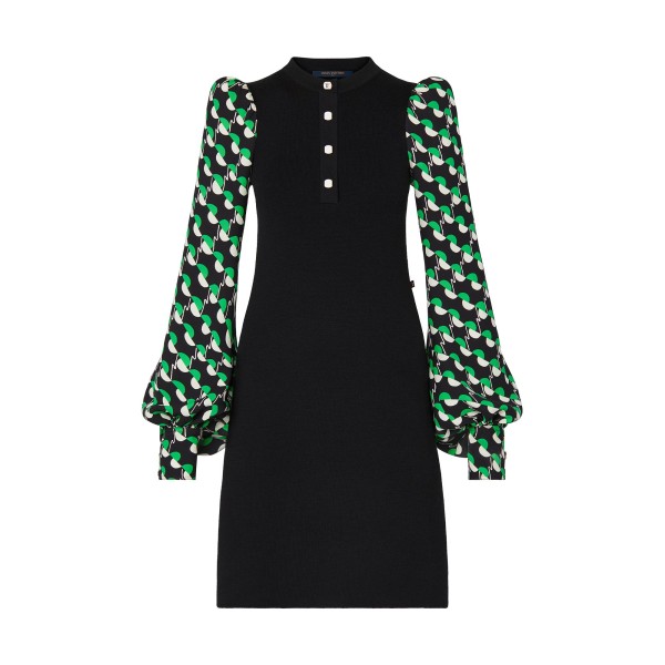 Buttoned Collar Dress