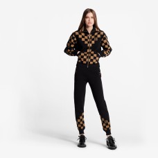 Checkerboard Knit Pant