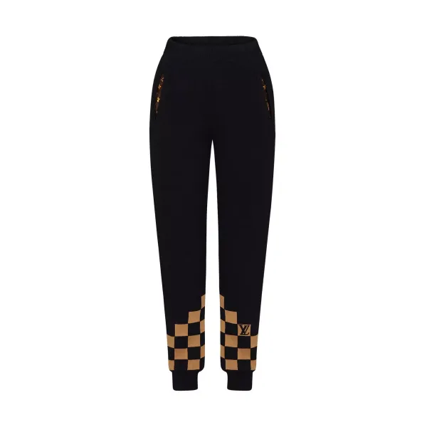 Checkerboard Knit Pant
