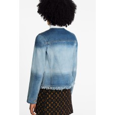 Collarless Jacket With Fringes