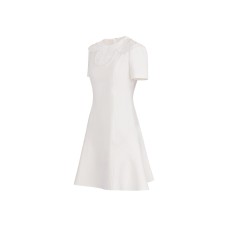 Dress With Embroidered Yoke
